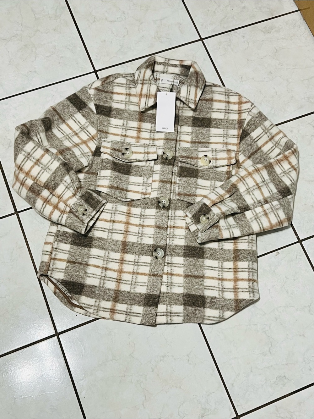 Mango Teen Girls Chaqueta XS NWT